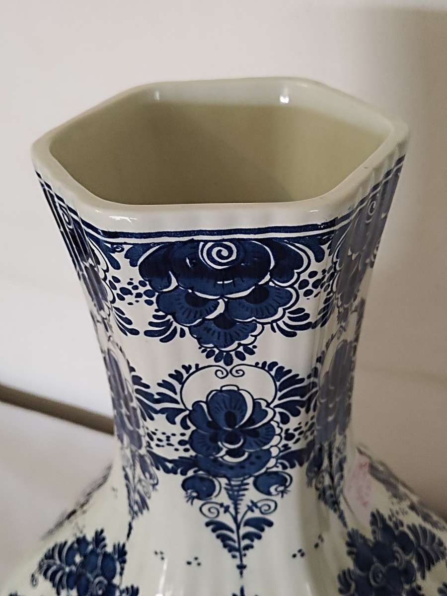 Blauw Delft - Dister hand painted large vase