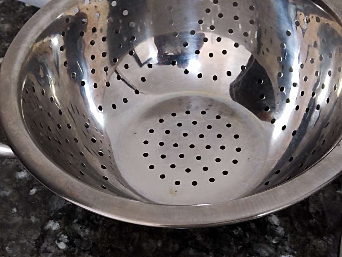 Stainless steel Colander and a steamer/ grater