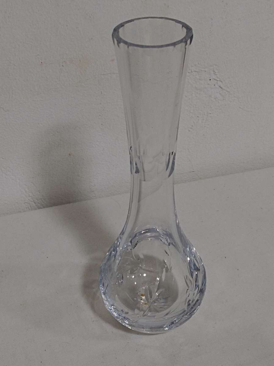 Crystal bud vase