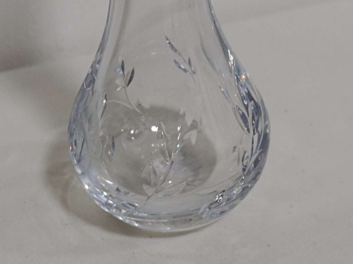 Crystal bud vase