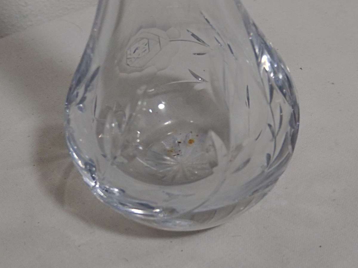 Crystal bud vase