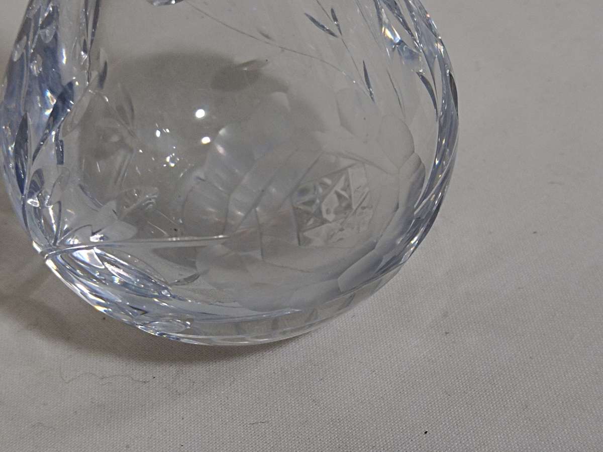 Crystal bud vase