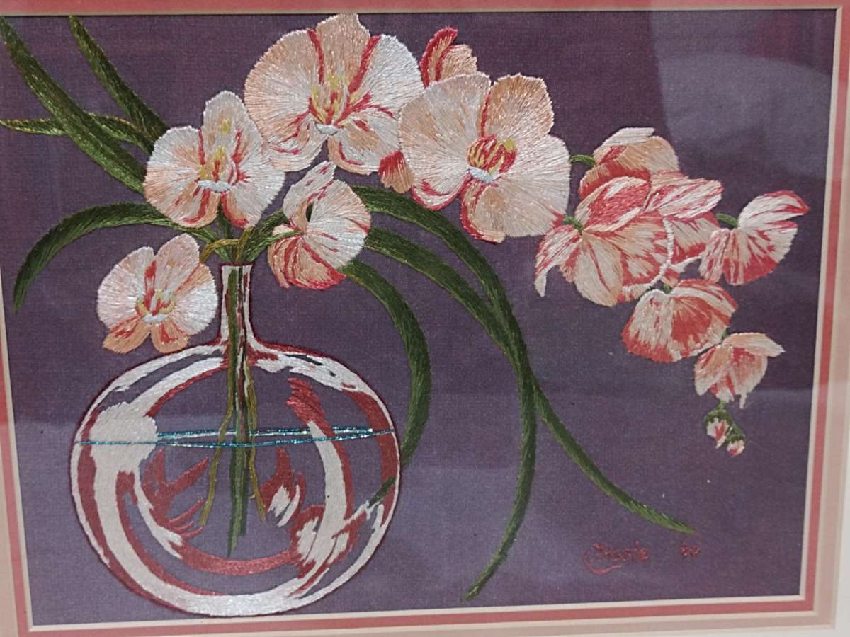 Stunning long and short stich tapestry