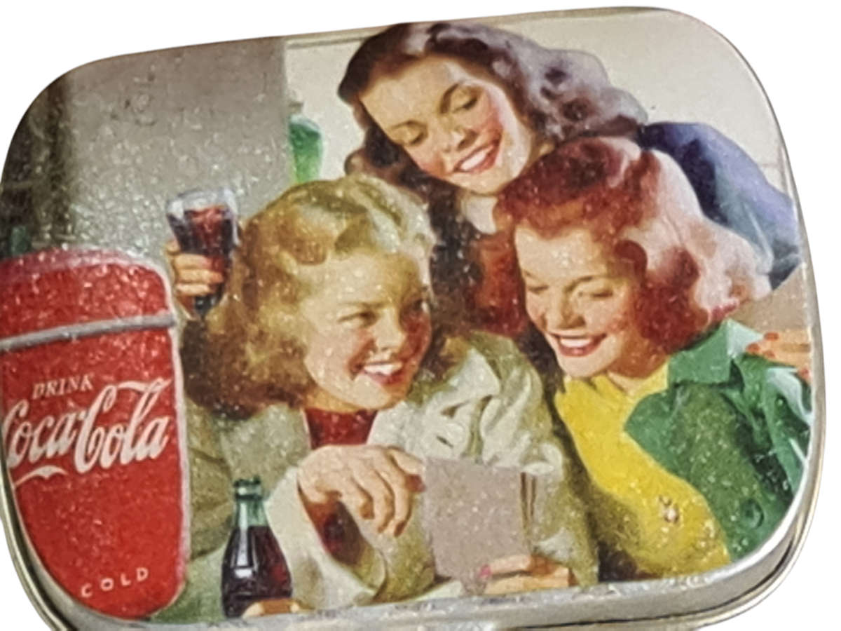 "With Compliments Coca Cola Bottling  Company of Johannesburg" Card box