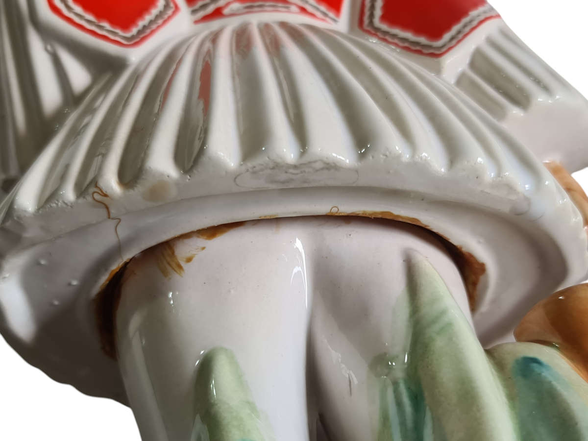 Cornetti Curmardo Italy, Ceramic Container Made in Italy