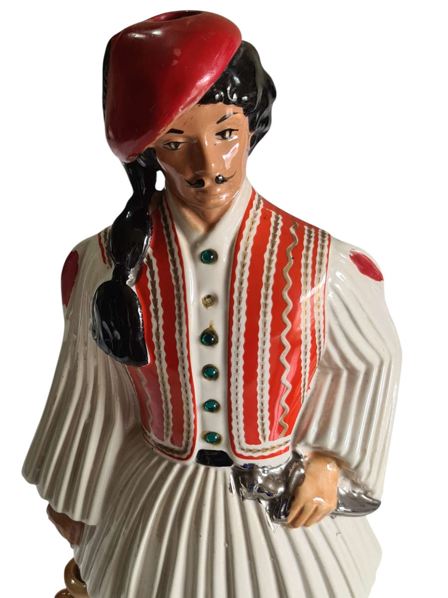 Cornetti Curmardo Italy, Ceramic Container Made in Italy