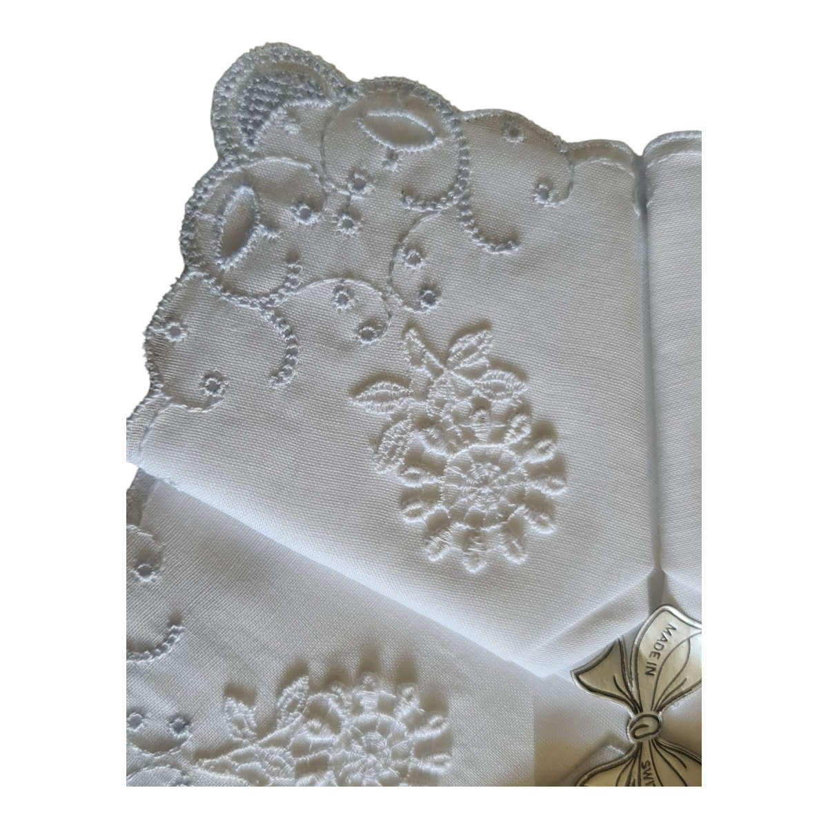 X6 Handkerchiefs Made in Switzerland