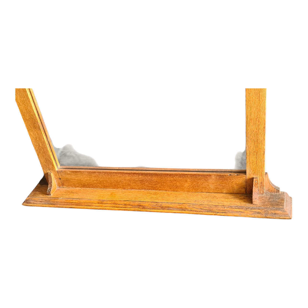 Vintage Oak Wall Mirror