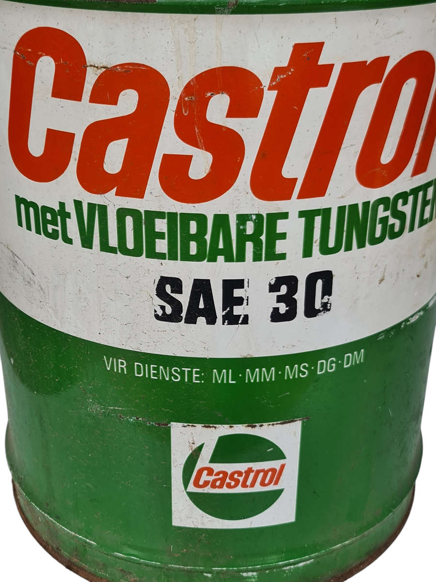 Castrol met Vloeibare tungsten 20L (In Afrikaans and English) Tin