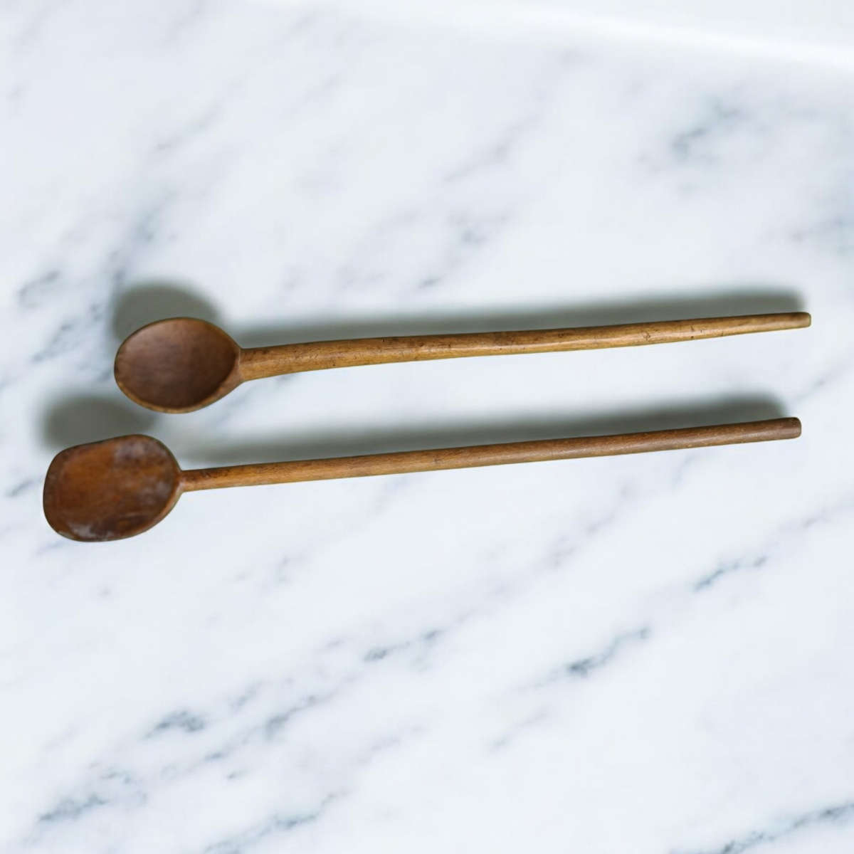 African: Two wooden Zulu Spoons