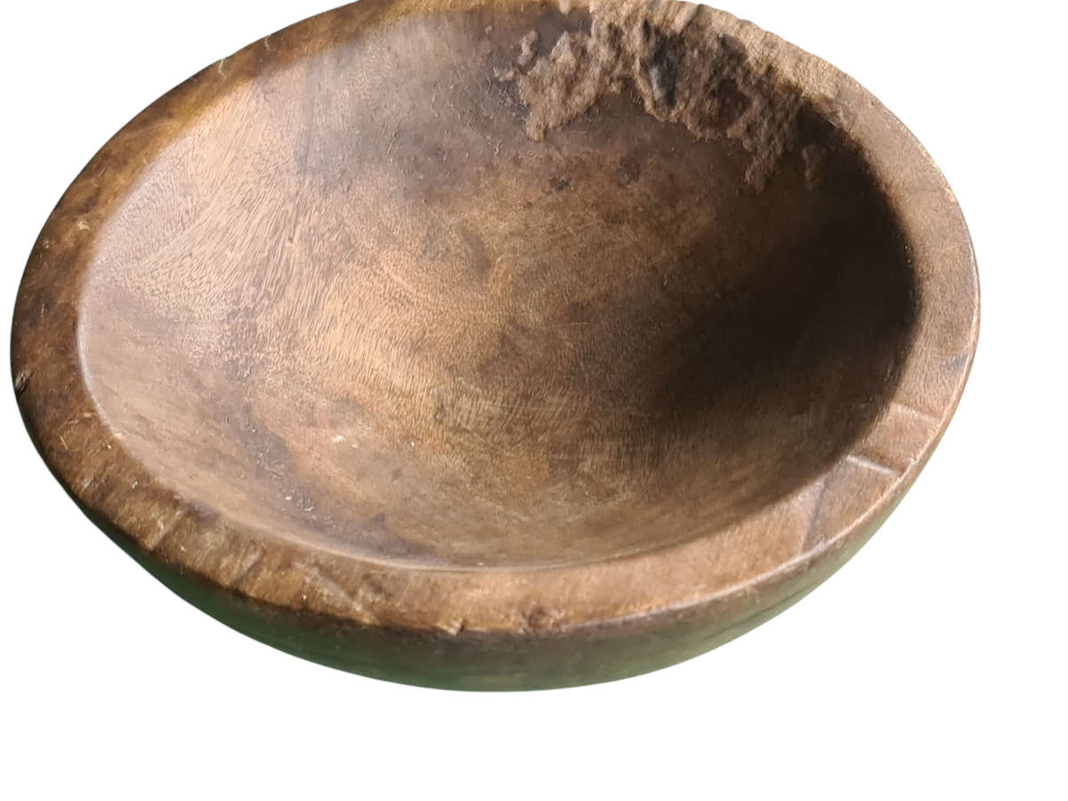 African: Hand made wooden bowl