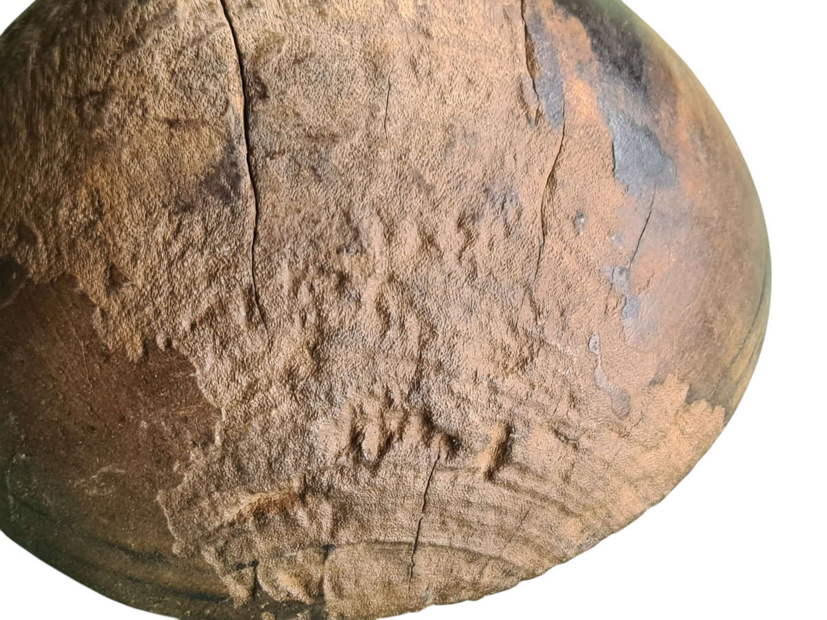 African: Hand made wooden bowl