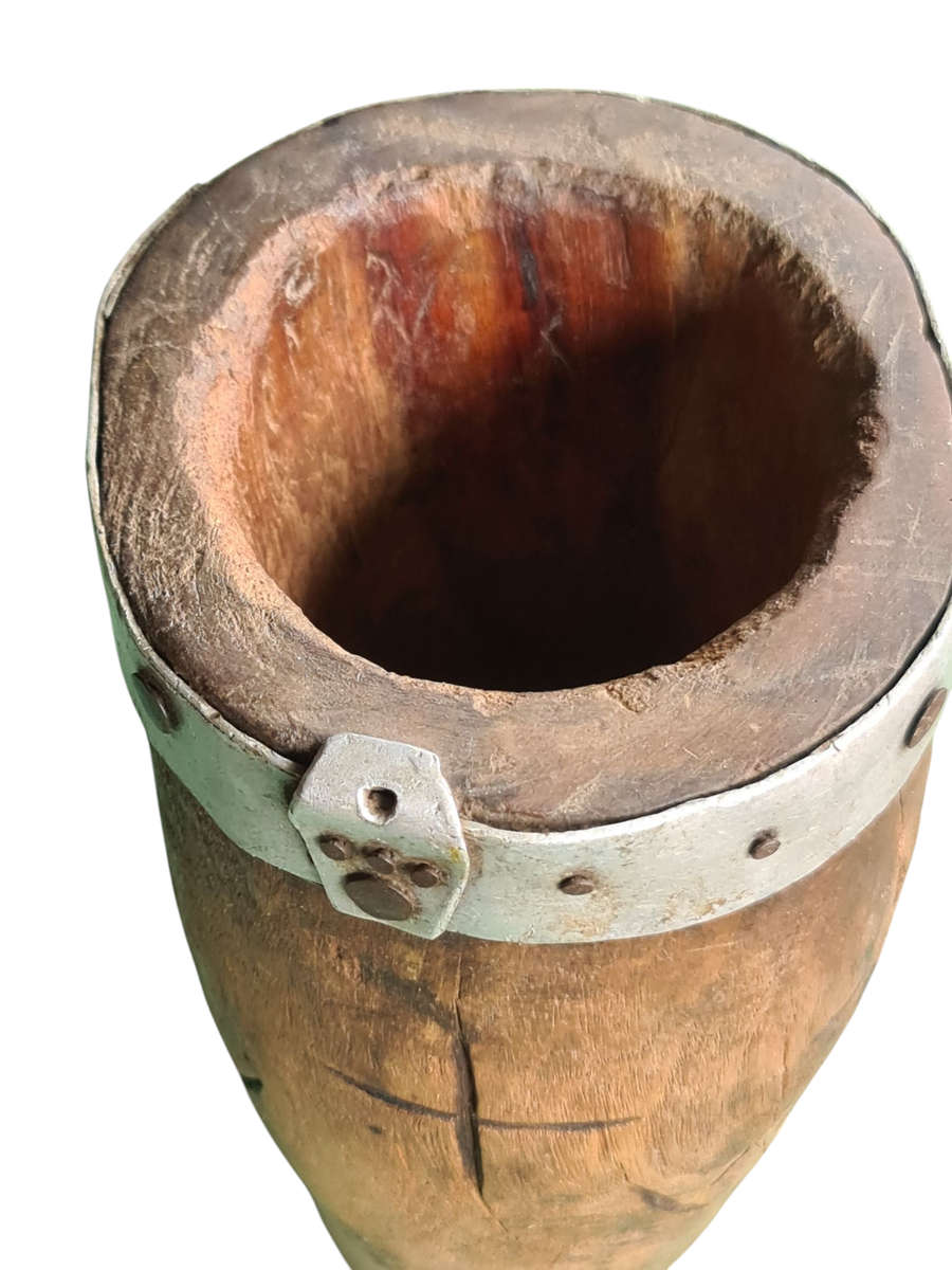 African: Hand Carved wooden container