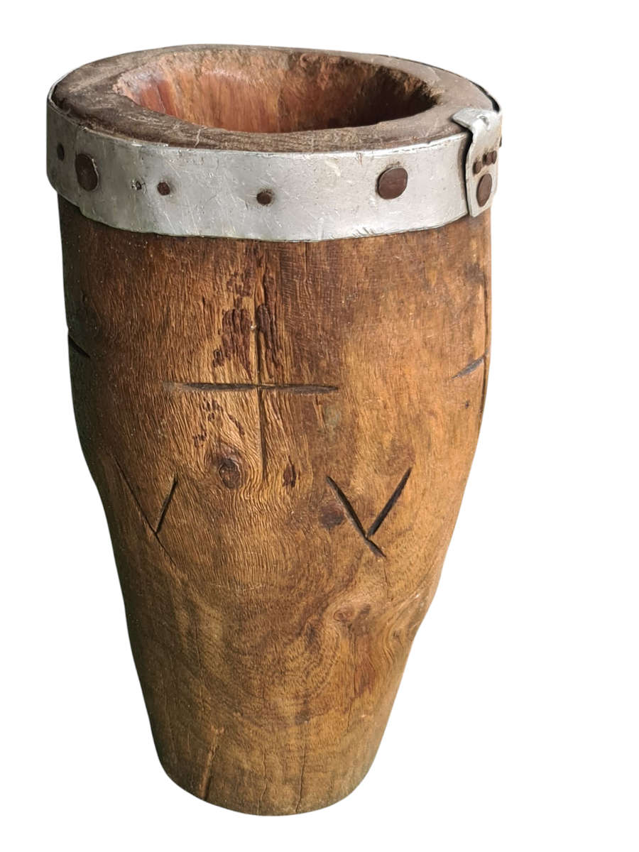 African: Hand Carved wooden container