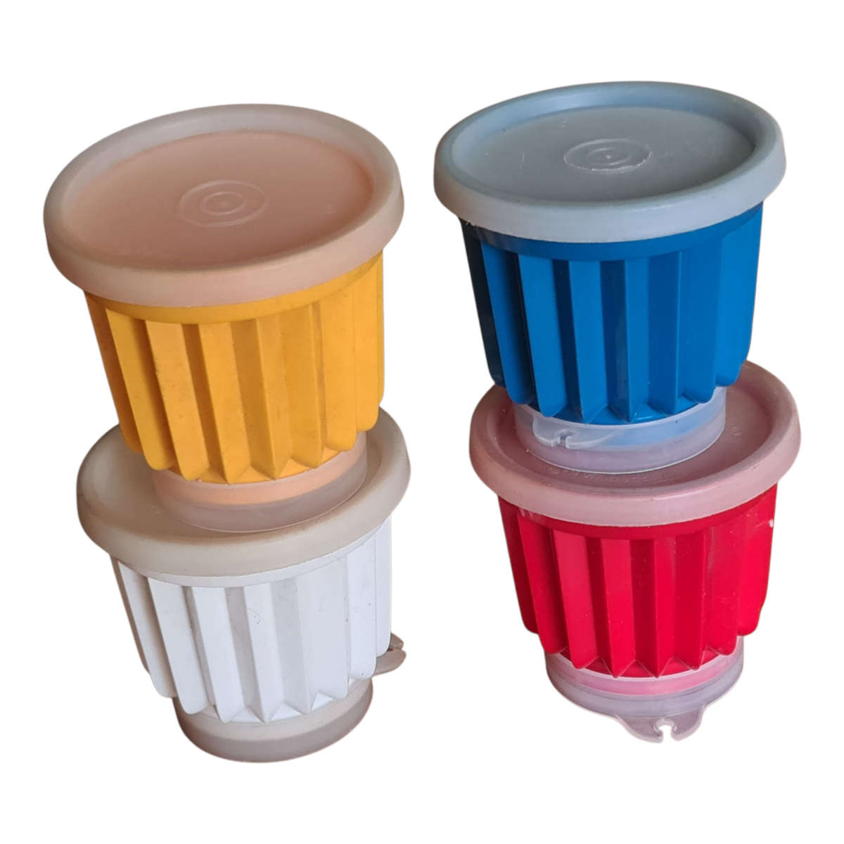 Set x4 Tupperware Mini desert moulds