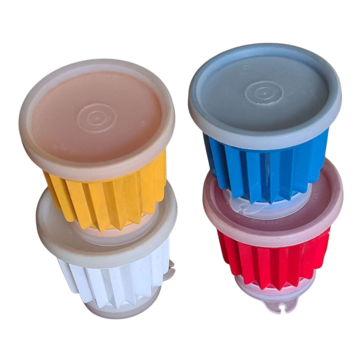 Set x4 Tupperware Mini desert moulds