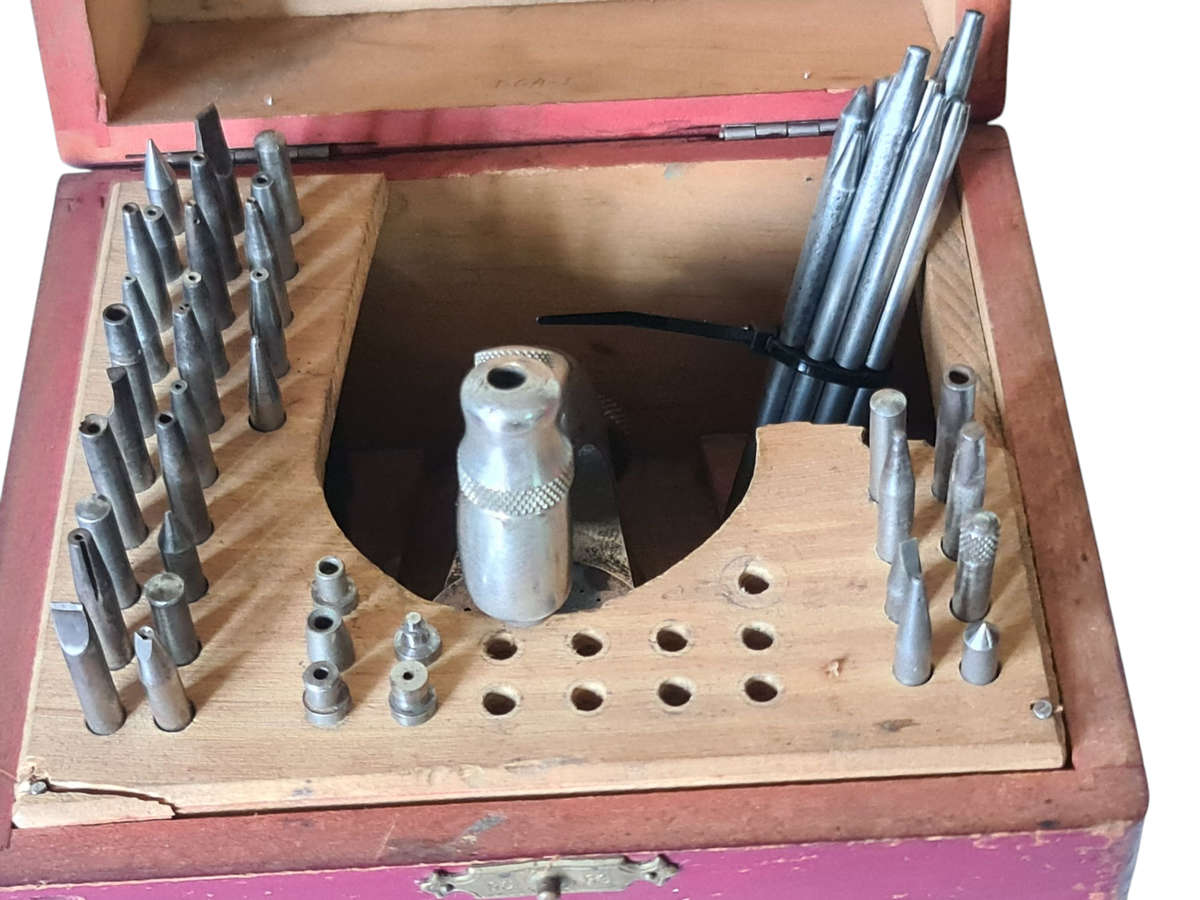 Vintage watch Making Stake set