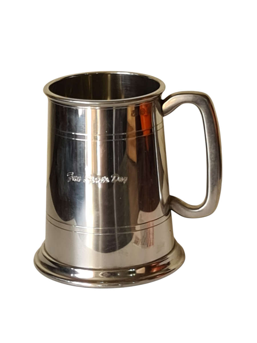 Antique Pewter Sports Day tanker