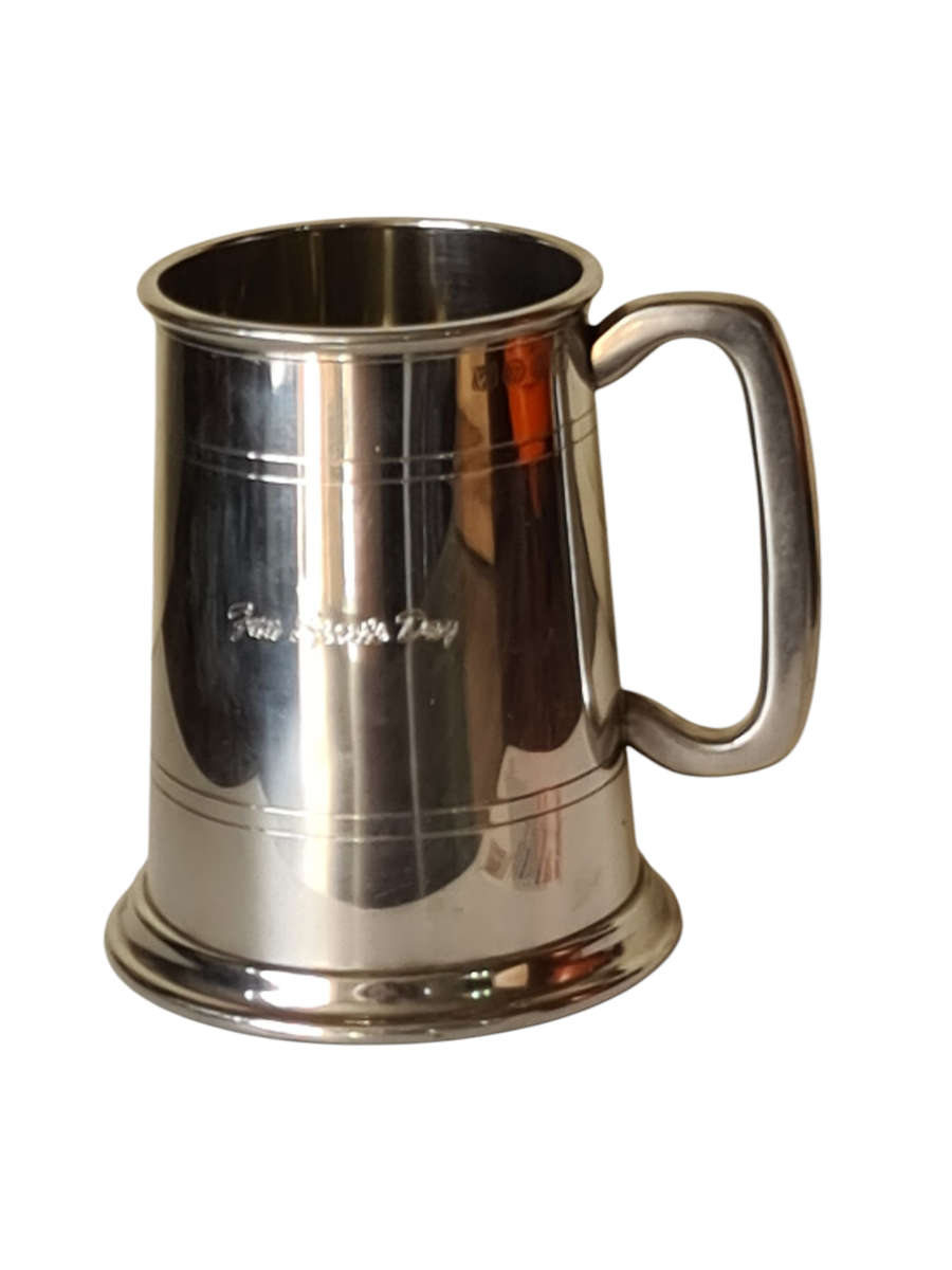 Antique Pewter Sports Day tanker