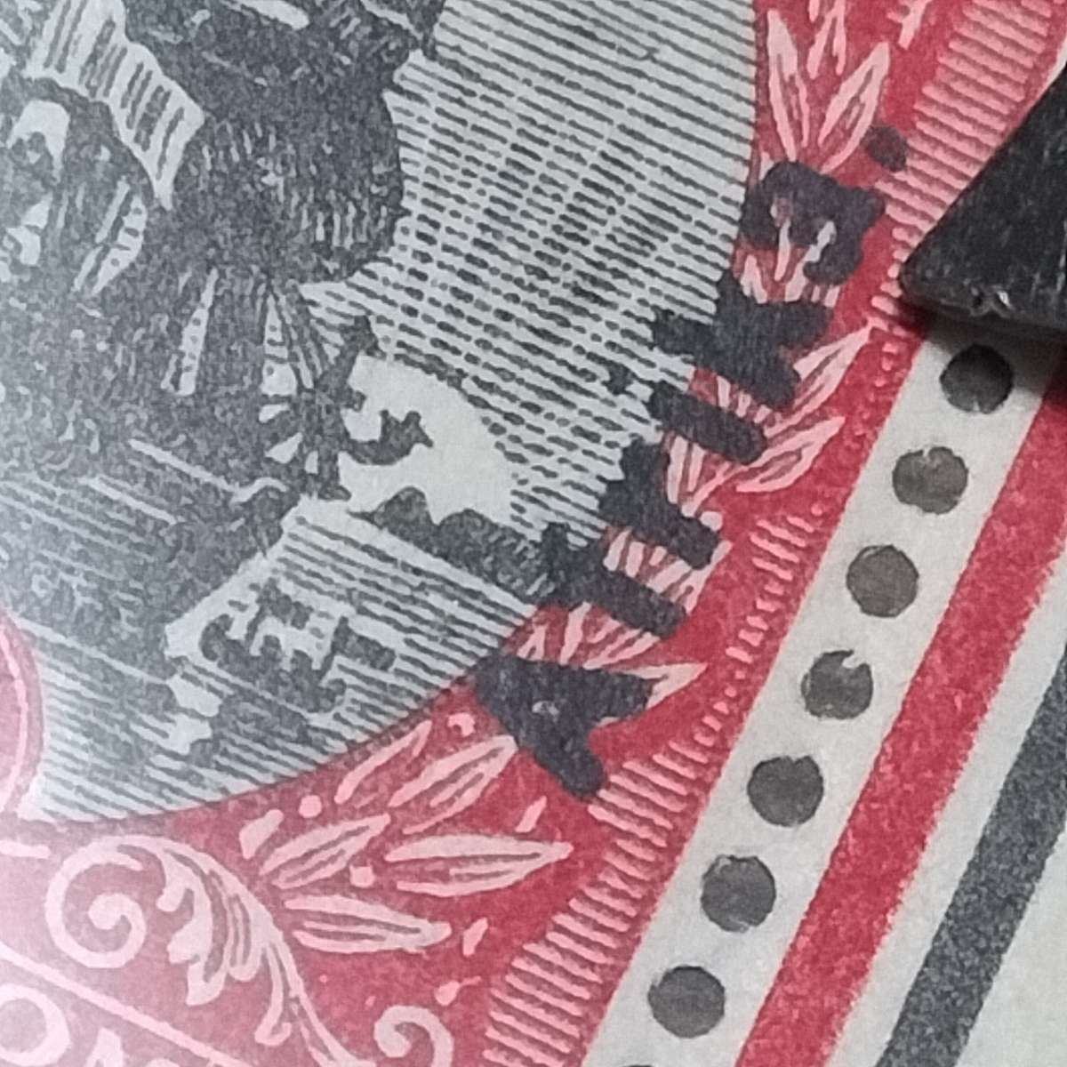 HIGH VALUE RARE ERROR STAMPS. S.W.A.