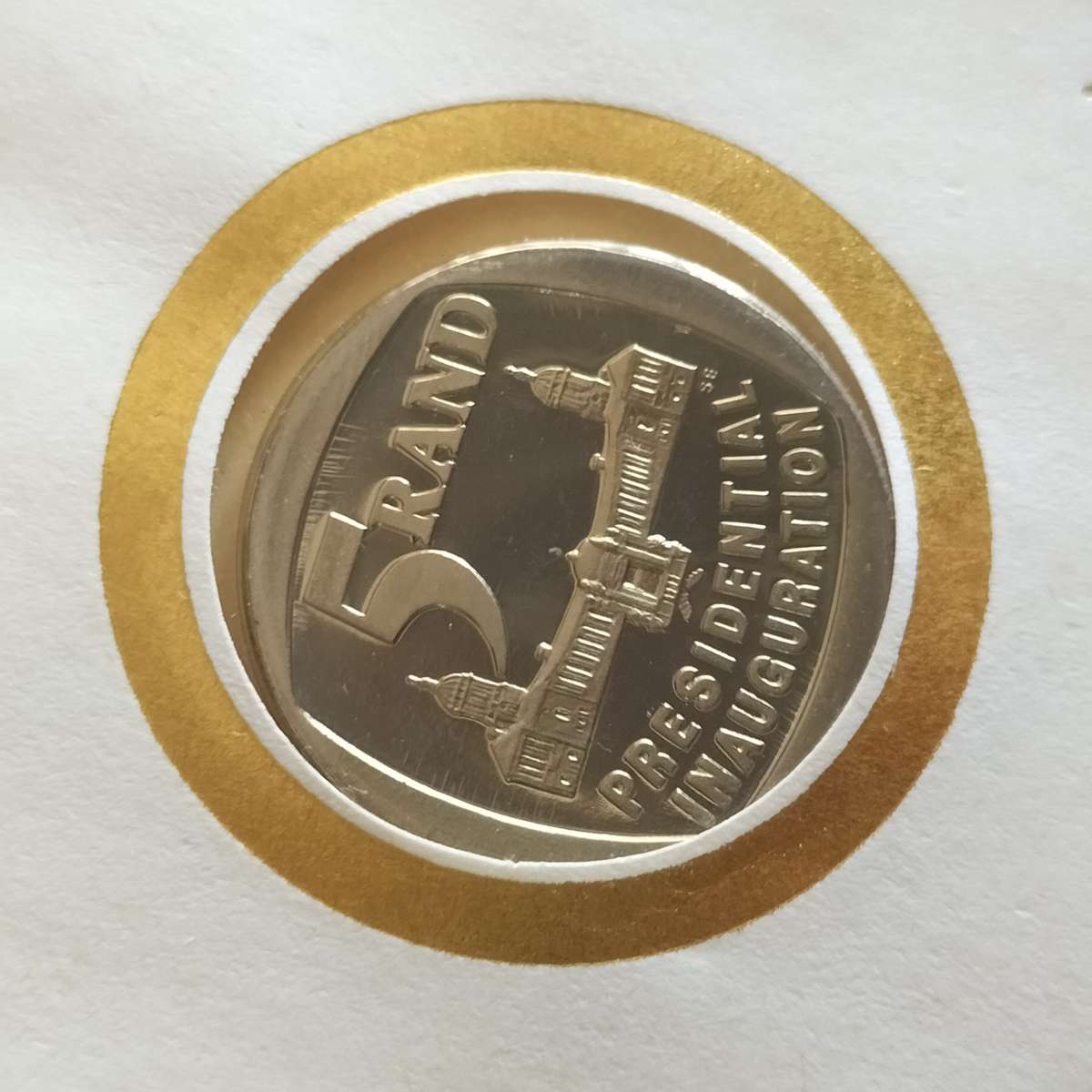 TEN 1994 MANDELA INAUGURATION COIN COVERS.