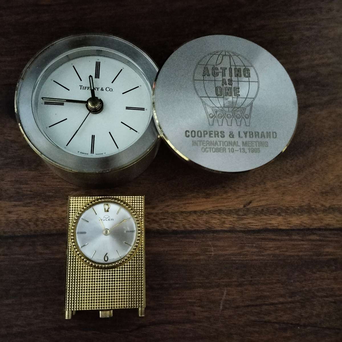 TIFFANY AND Co. AND BULER WATCHES.