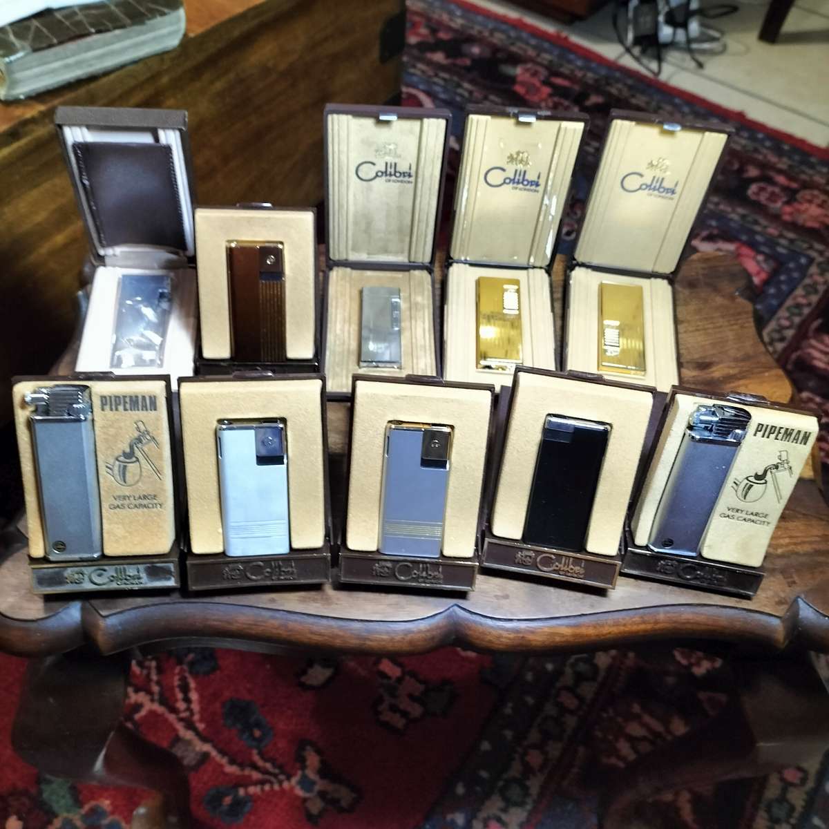 COLIBRI OF LONDON GAS LIGHTERS.