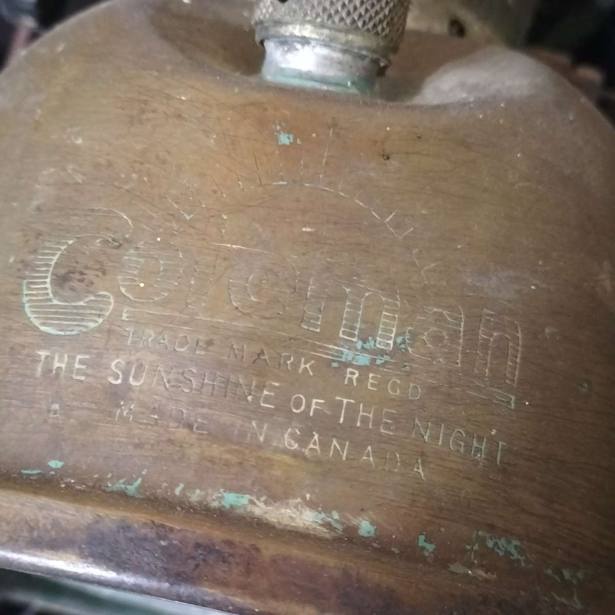 COLEMAN "249" PARAFFIN LAMP.