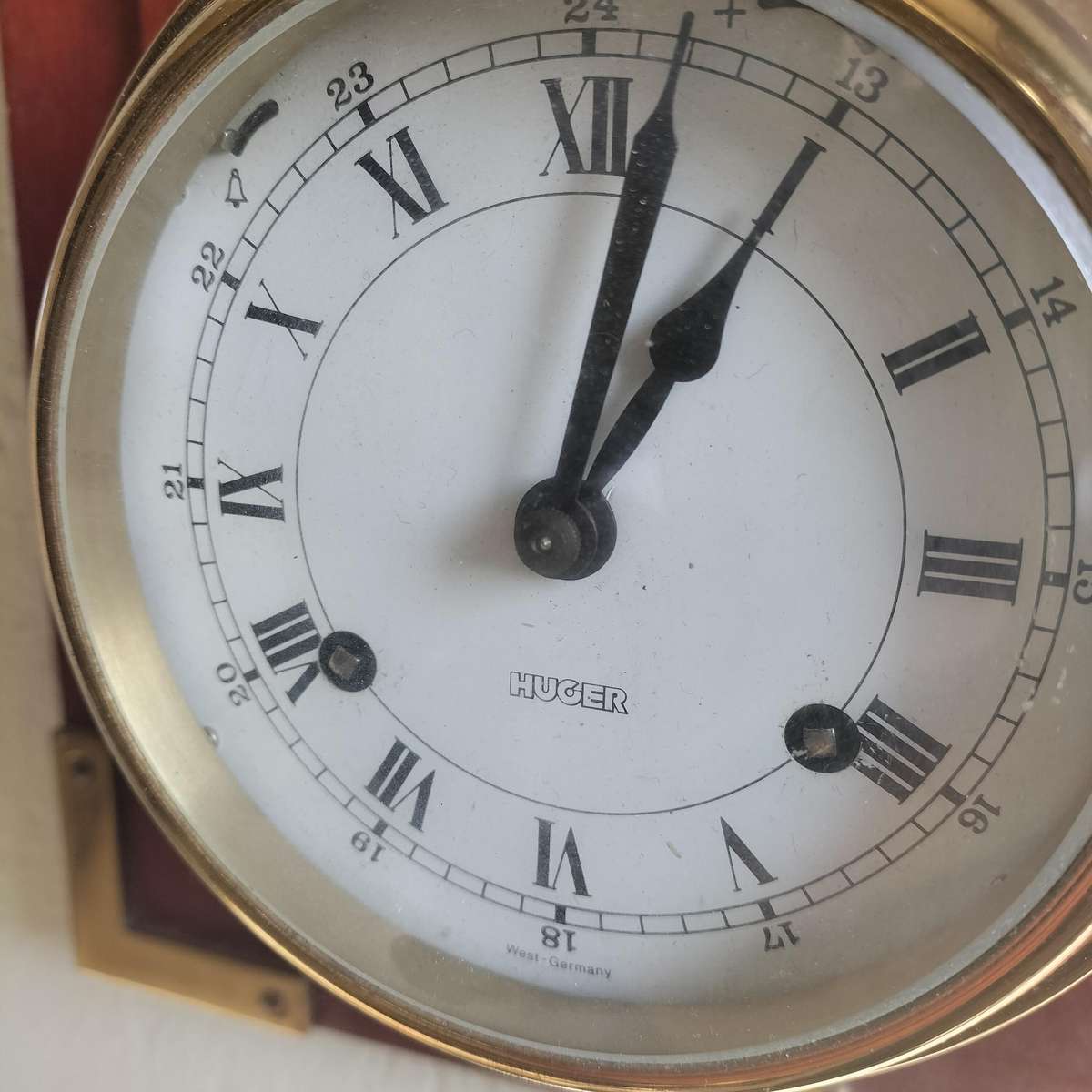 VINTAGE WEST-GERMANY "HUGER" CLOCK.