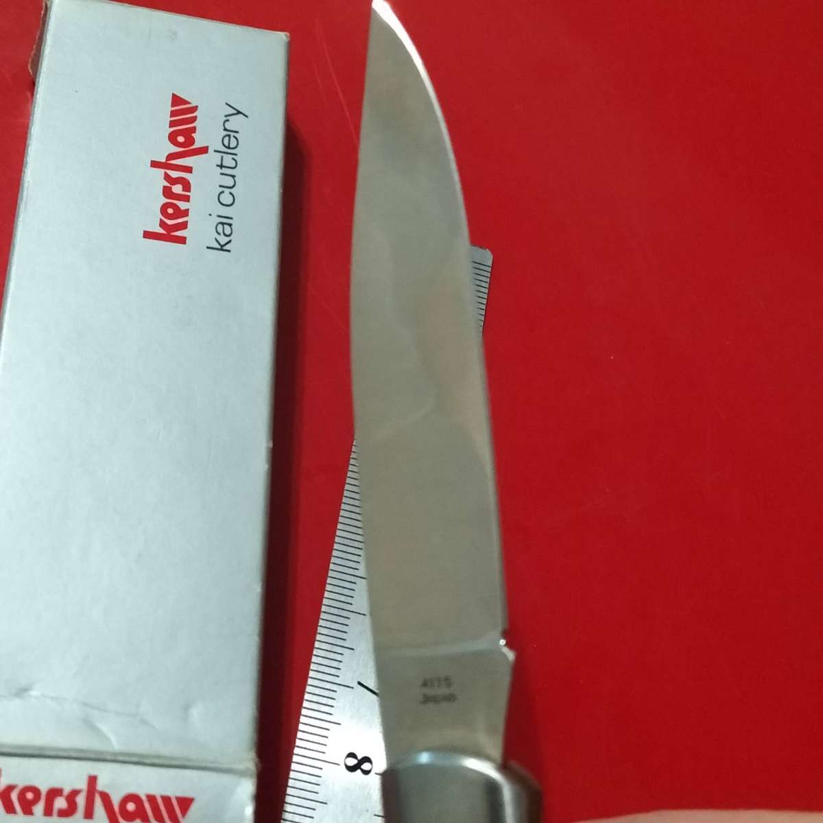 RARE, MODEL 4175, KERSHAW STAG HORN KNIFE.