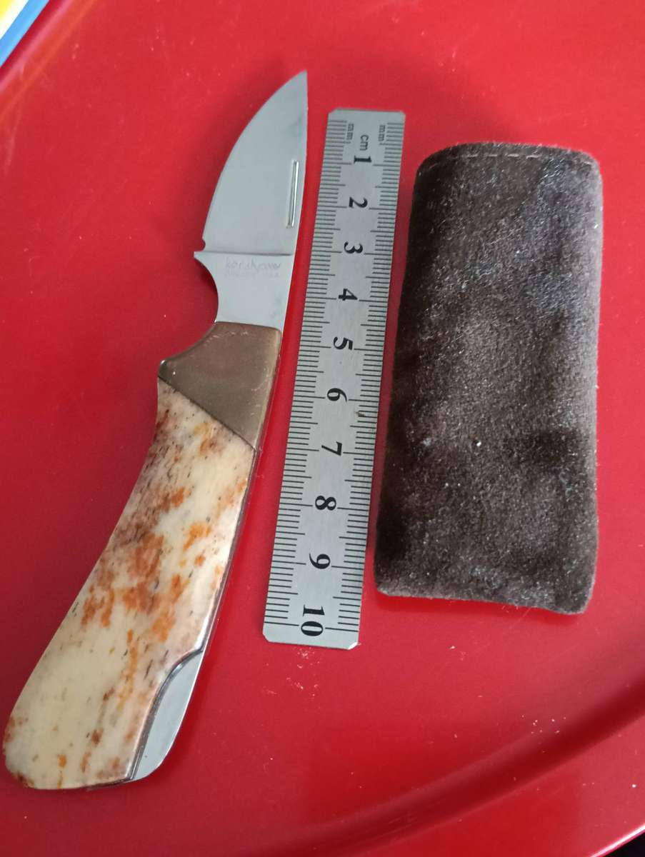 KERSHAW  "2110" JAPAN, LINER LOCK KNIFE.