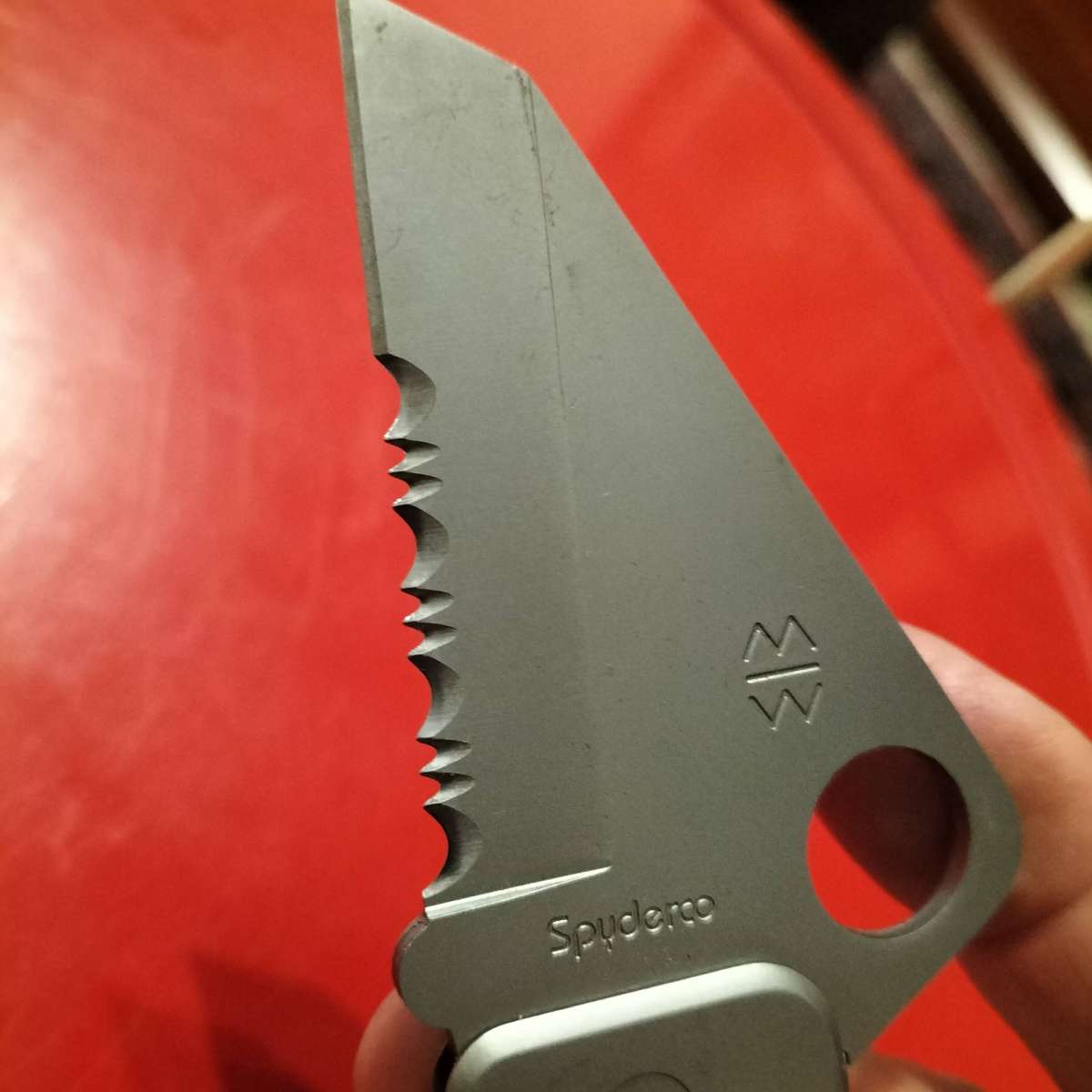 RARE SPYDERCO CARD KNIFE.