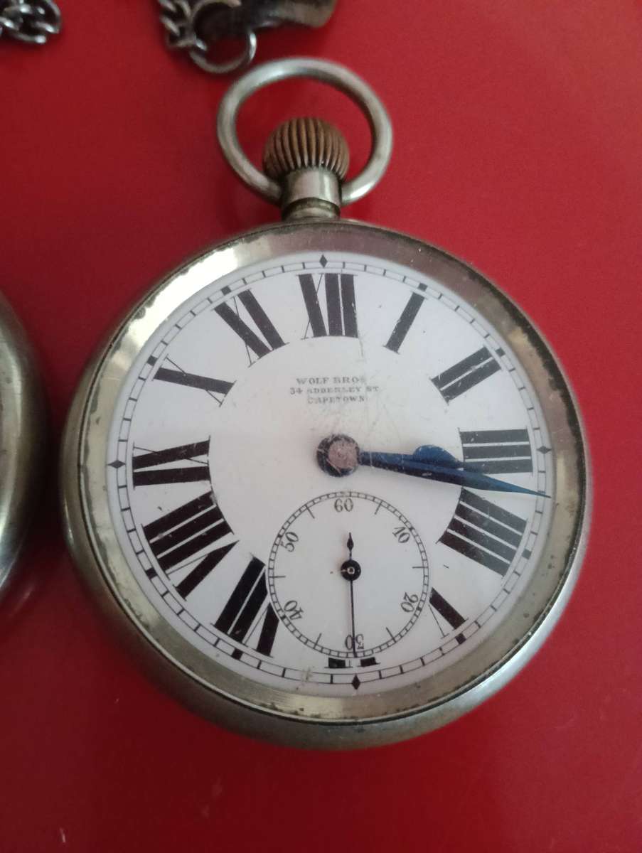 ELGIN AND WOLF BROS POCKET WATCHES.