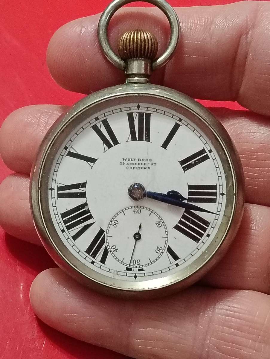 ELGIN AND WOLF BROS POCKET WATCHES.