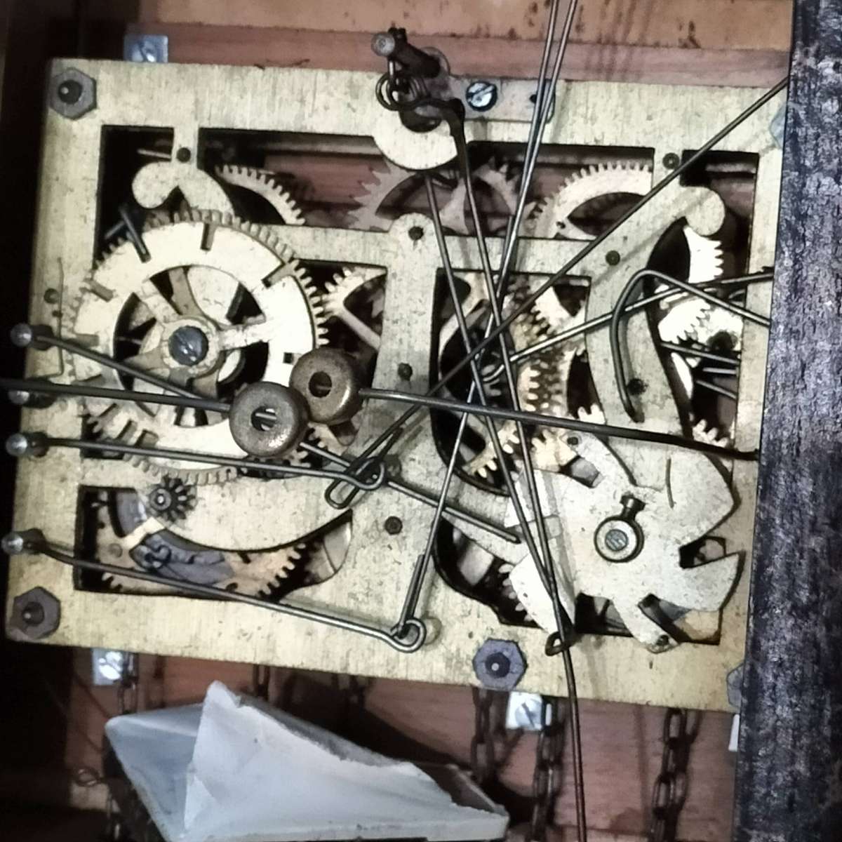 LARGE CUCKOO WALL CLOCK.