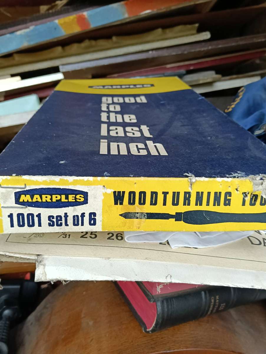 MARPLES WOOD LATHE TOOLS.