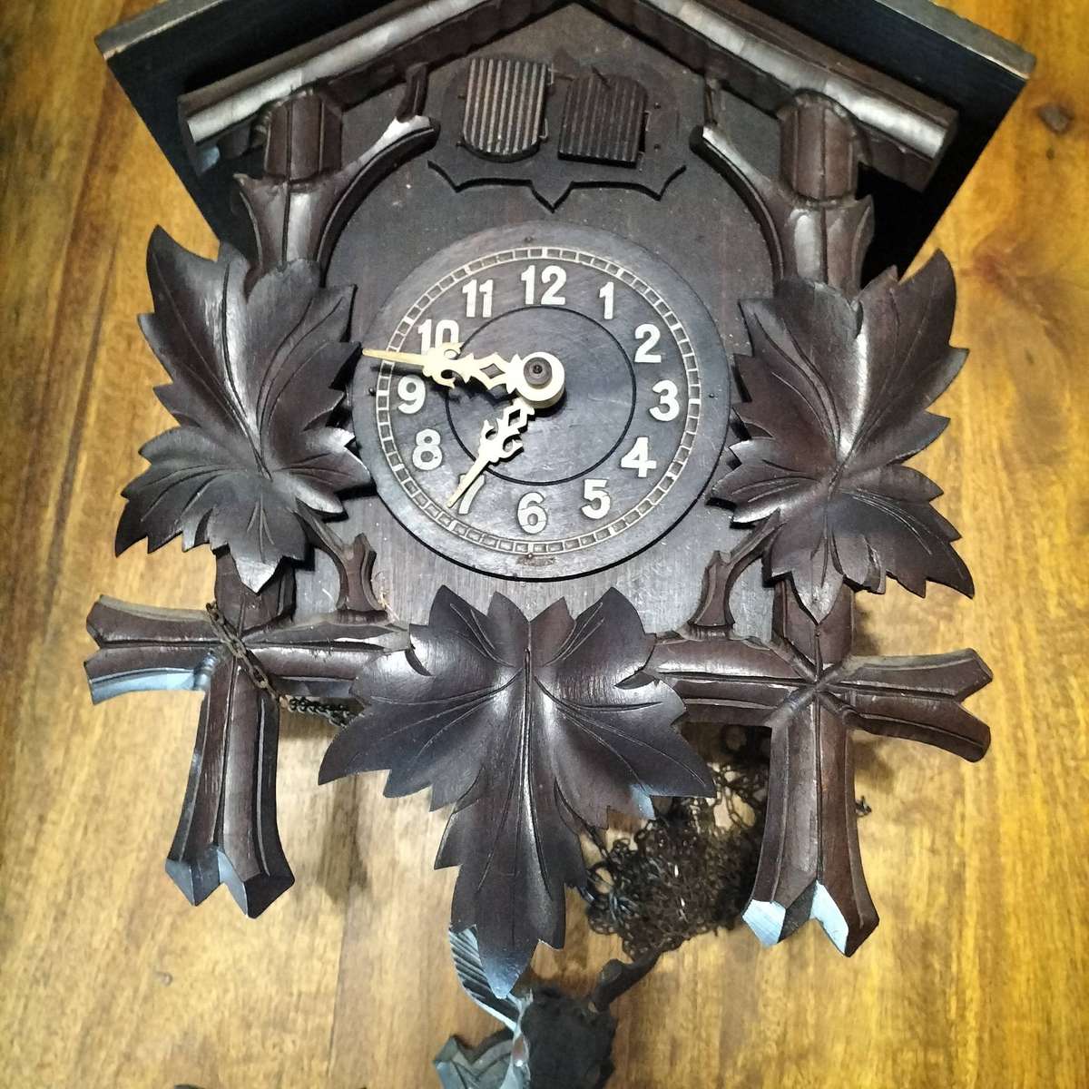 LARGE CUCKOO WALL CLOCK.