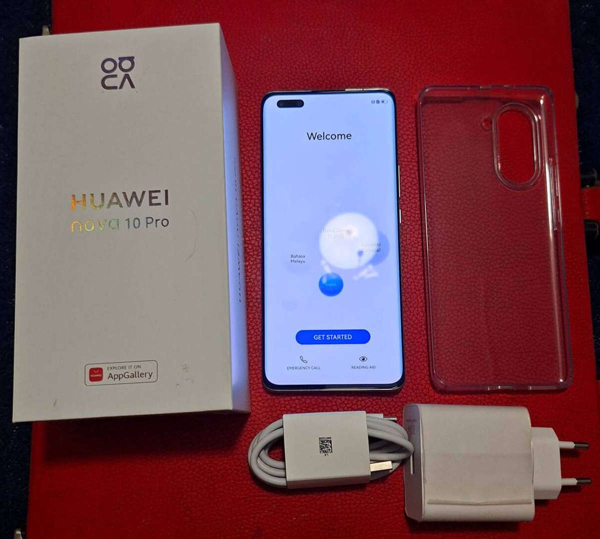 HUAWEI nova 10 Pro Starry Silver Single Card Like new