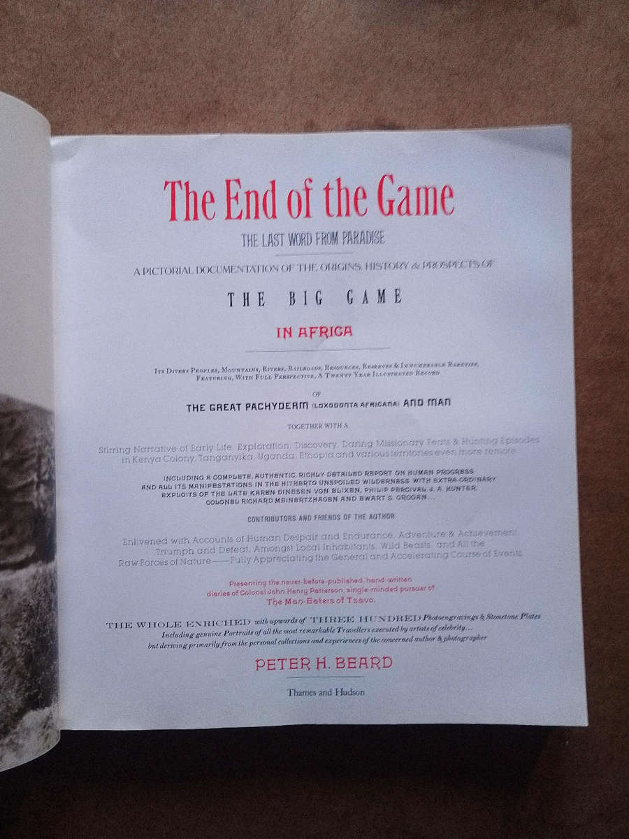 The End of the Game - Peter Beard