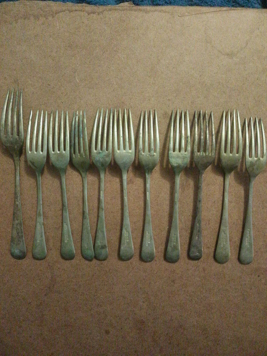 Silver/Nickel Forks and Stainless/Nickel Forks