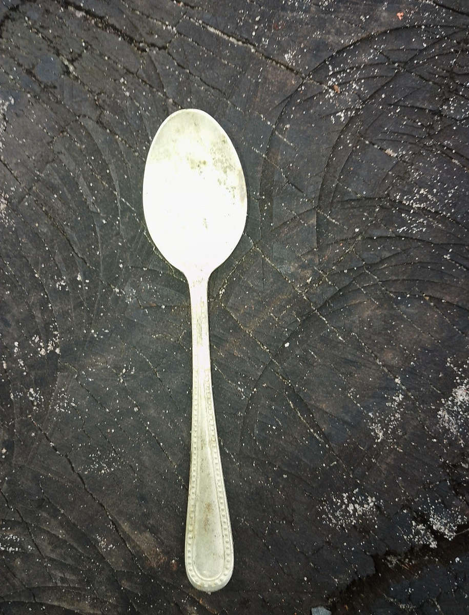 Silver plated spoon