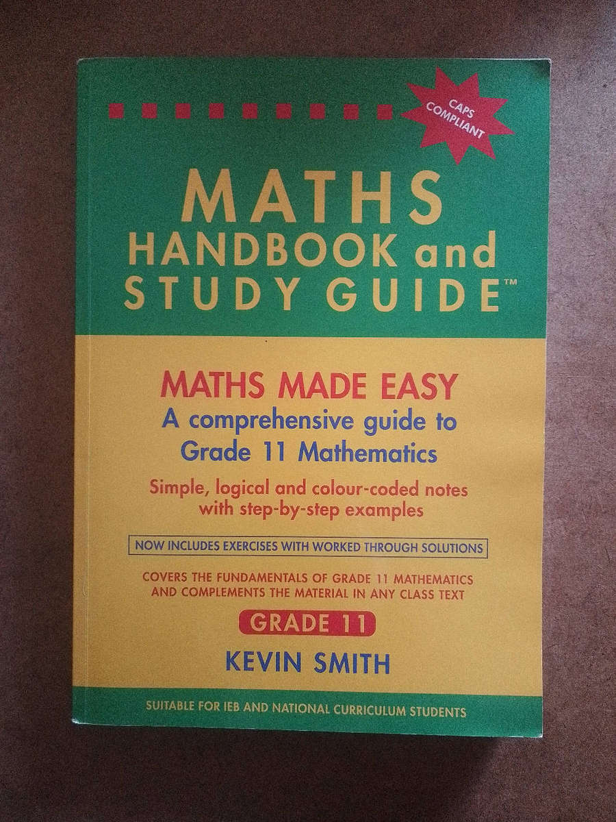 Maths Handbook and Study Guide - Grade 11