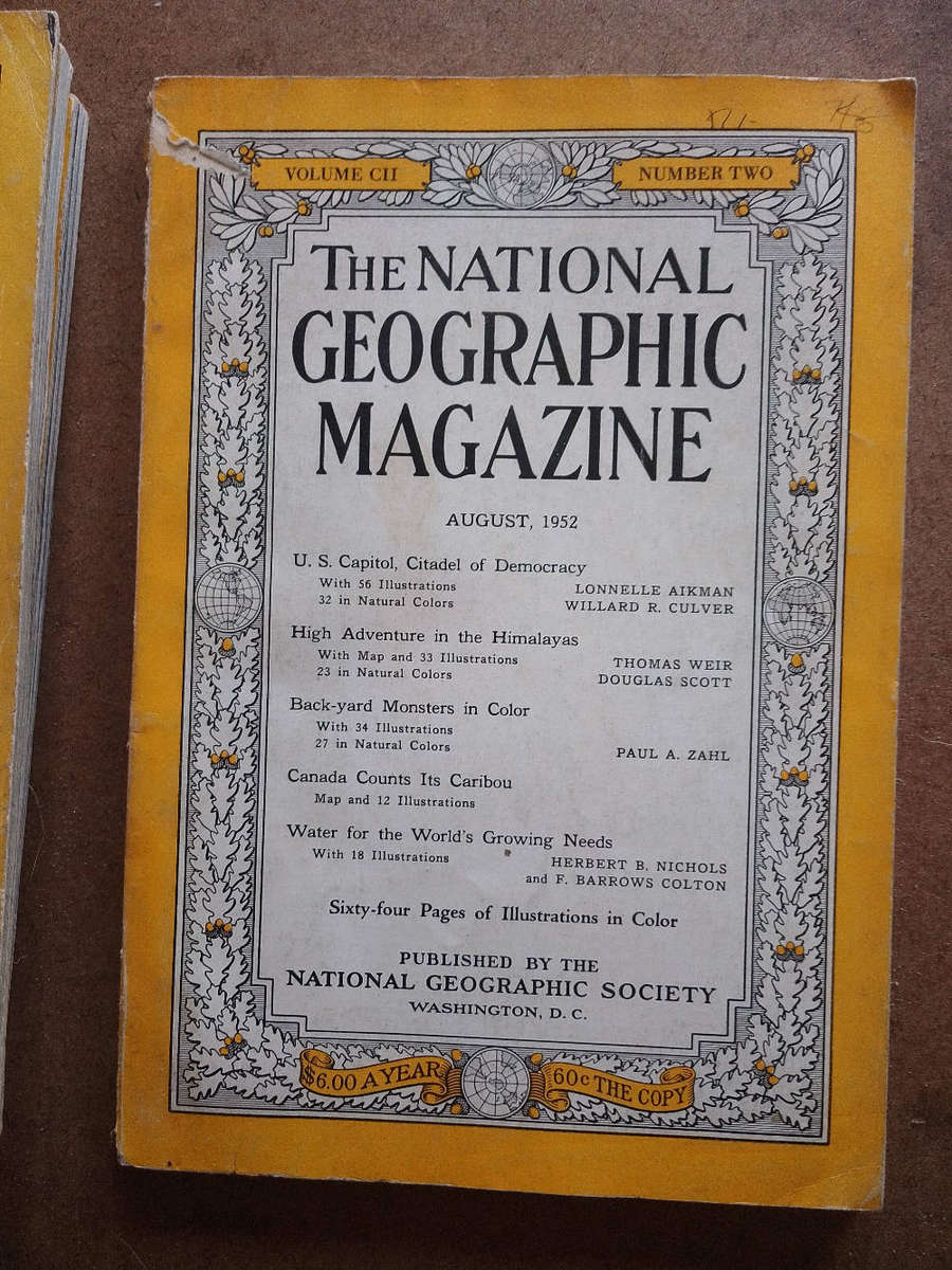 National Geographic Magazines - various years