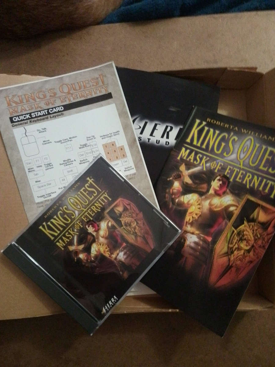 King's Quest - Mask of Eternity ( PC CD-ROM 1998 ) big box