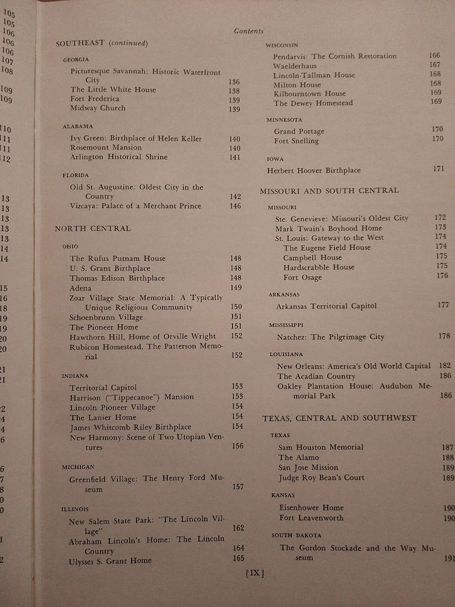 The Living Past of America - by Cornelius Vanderbilt  1955 edition