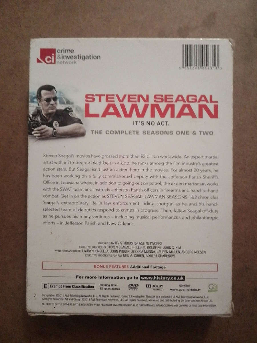 Steven Seagal - Lawman - the complete season one & two