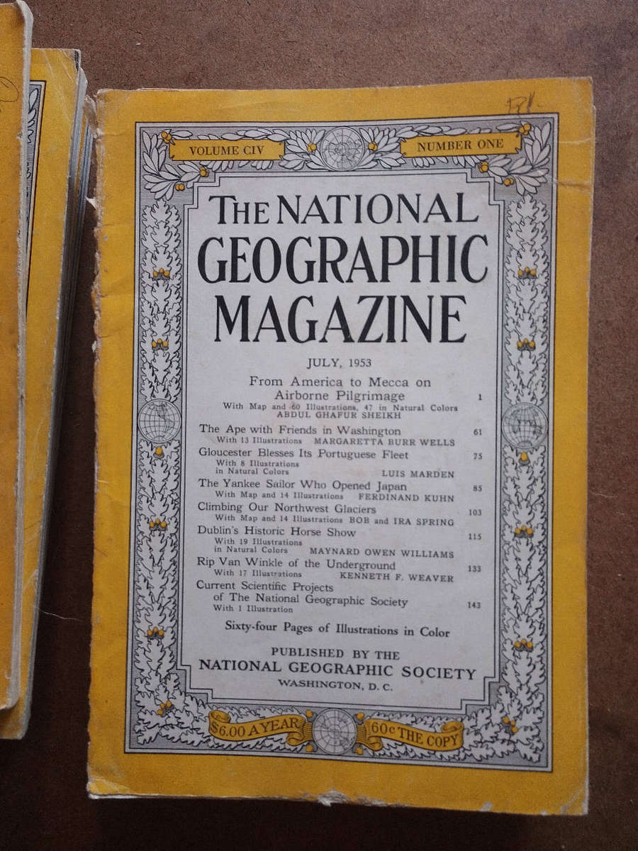 National Geographic Magazines - various years