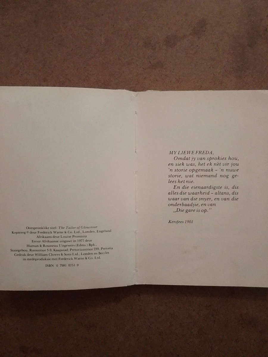 Beatrix Potter - Die Snyer en Sy Kat