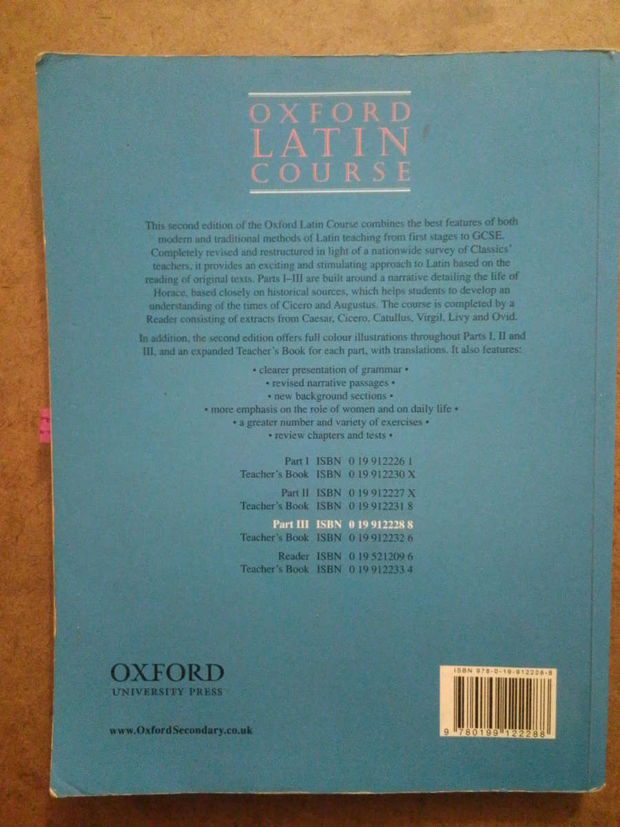 Oxford Latin Course - Part 1,2 & 3