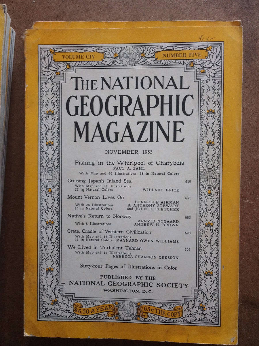 National Geographic Magazines - various years